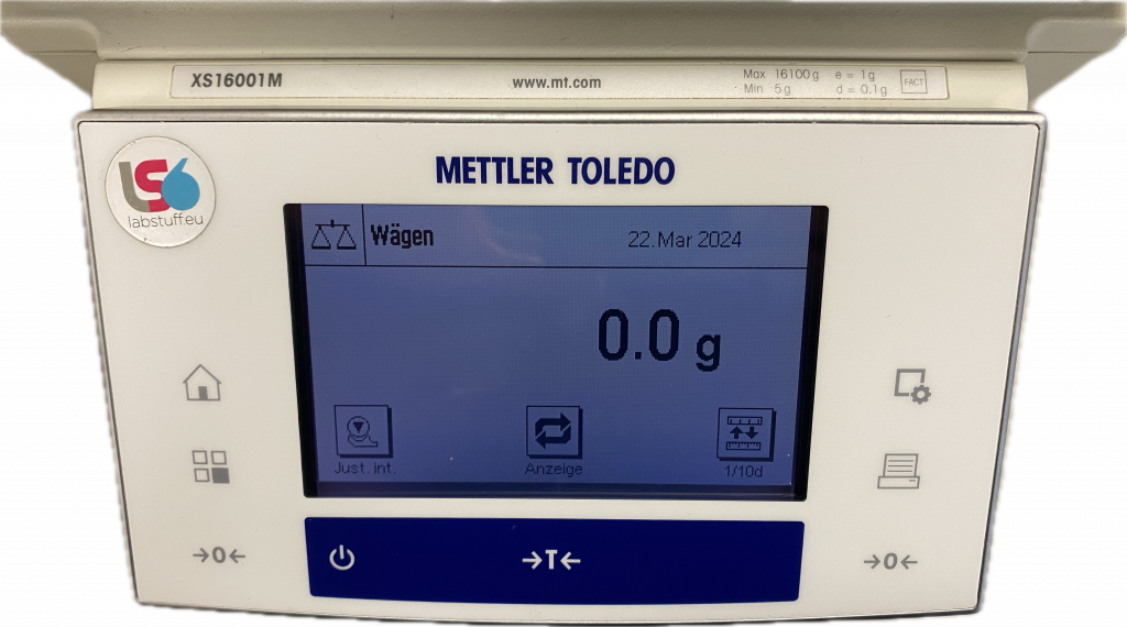 Mettler Toledo Excellence XS16001M precision balance16100g / 100mg